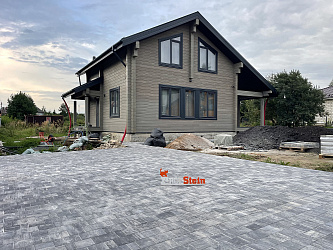 Тротуарная плитка Новый город Грей Stellard 60 мм